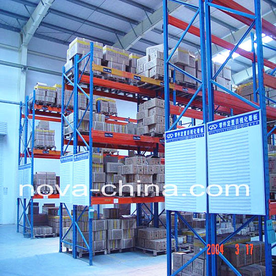 Almacenamiento de estanterías de paletas de acero de China