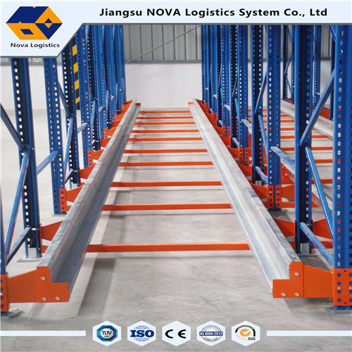 Radio comercial Shuttle Racking Pallet Runner Racking