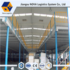 Estructura de acero de almacenamiento de almacenamiento de almacén piso de plataforma de entrepiso con certificado CE
