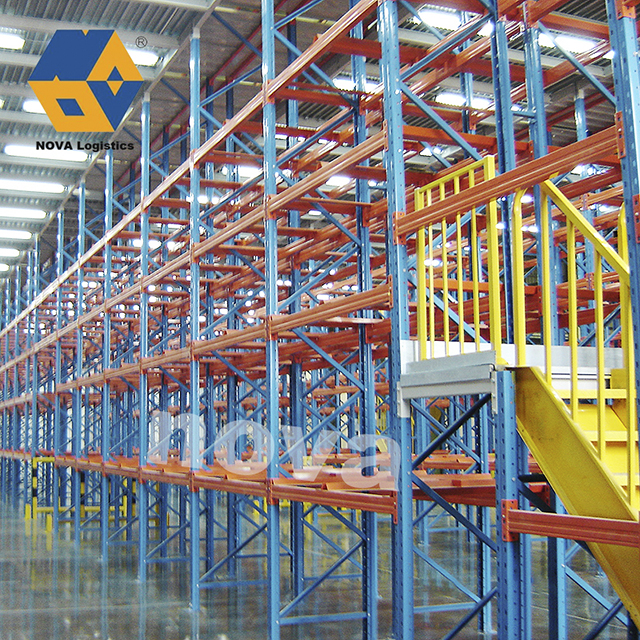 Soporte de almacenamiento de almacén Soporte de paletas de mezzanina