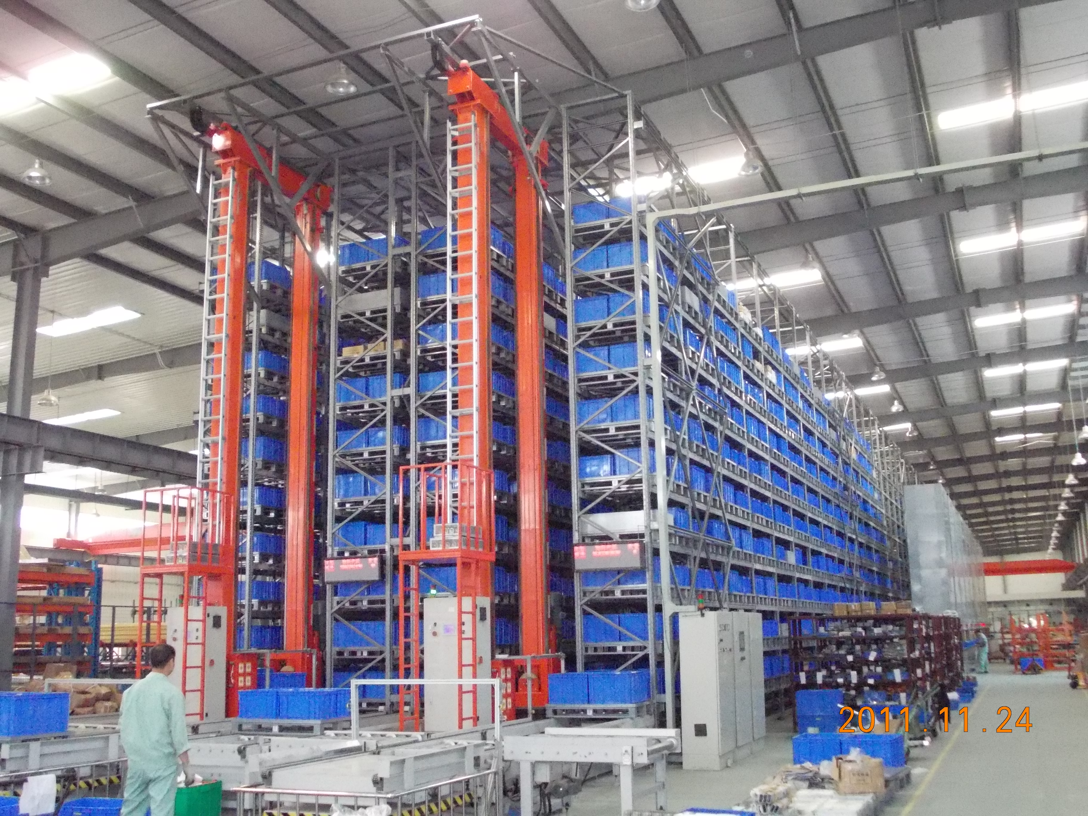 Sistema de estanterías automáticas de alta densidad ASRS Warehouse Solutial Solution System