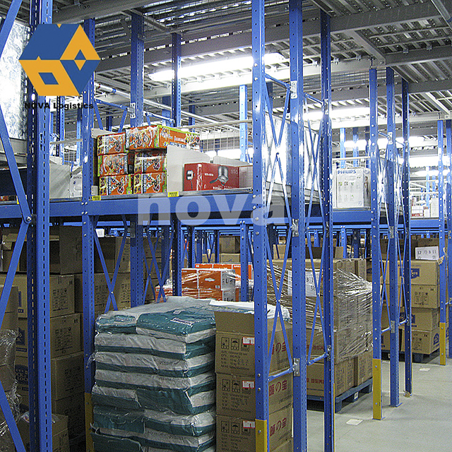 Soporte de almacenamiento de almacén Soporte de paletas de mezzanina