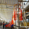 Almacenamiento denso galvanizado industrial estante móvil de 4 capas