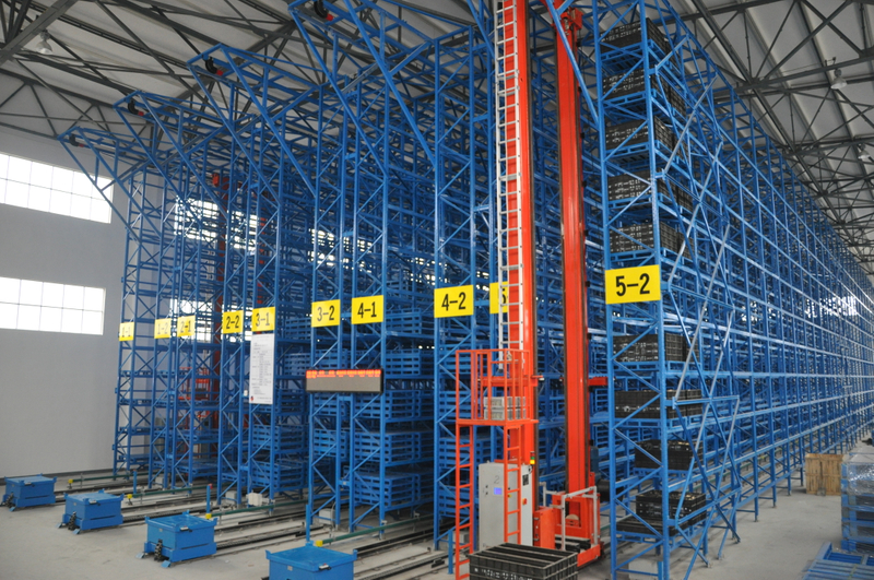 Sistema de estanterías automáticas de alta densidad ASRS Warehouse Solutial Solution System