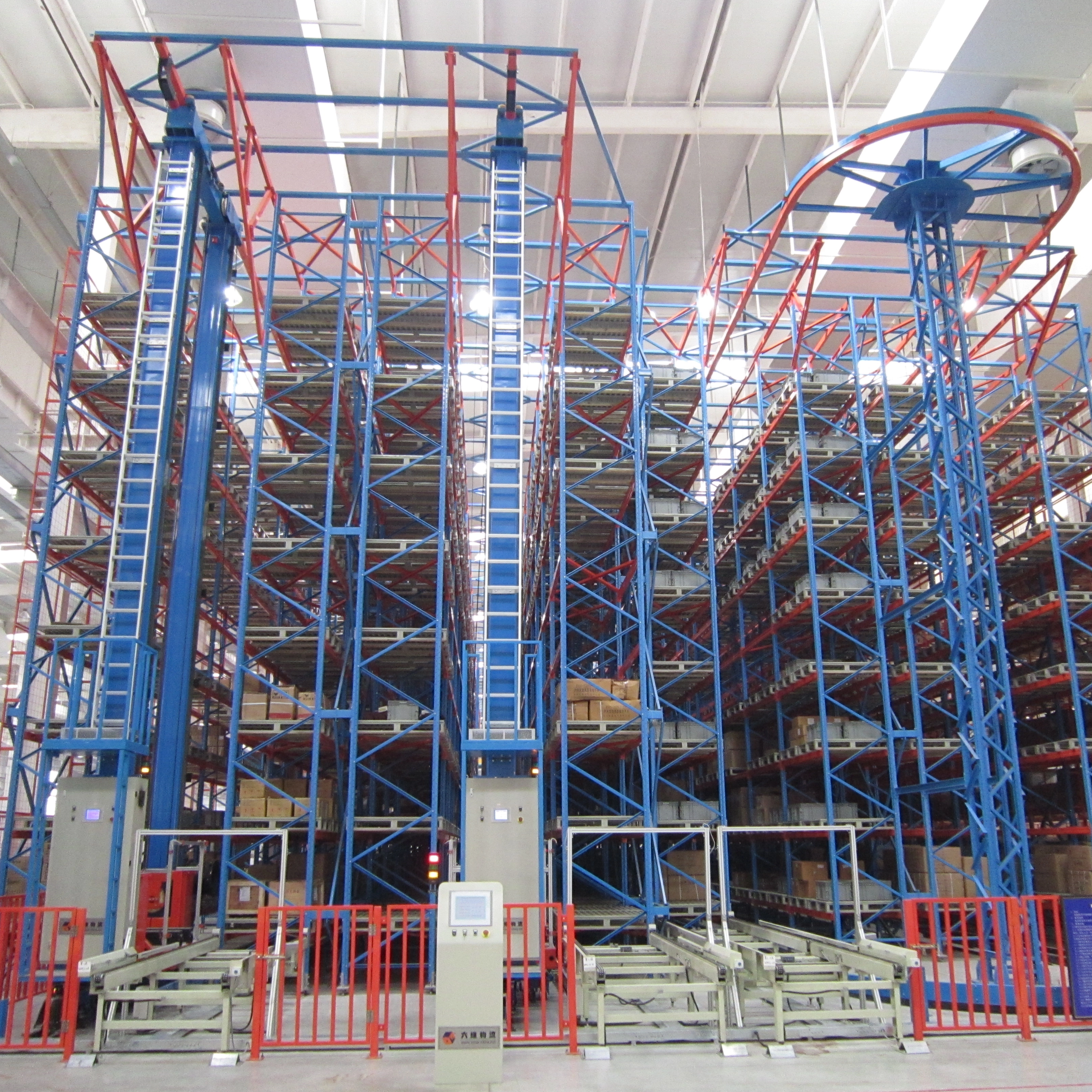Sistema automático de almacenamiento y recuperación Sistema de agitación de soluciones de almacenamiento ASRS