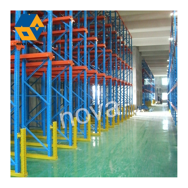 Warehouseuse de servicio pesado Drive en sistemas de estanterías de paletas
